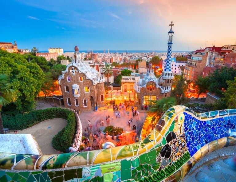 parc guell panoramik