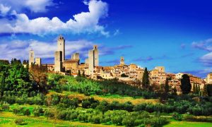 san gimignano uzaktan görünüm